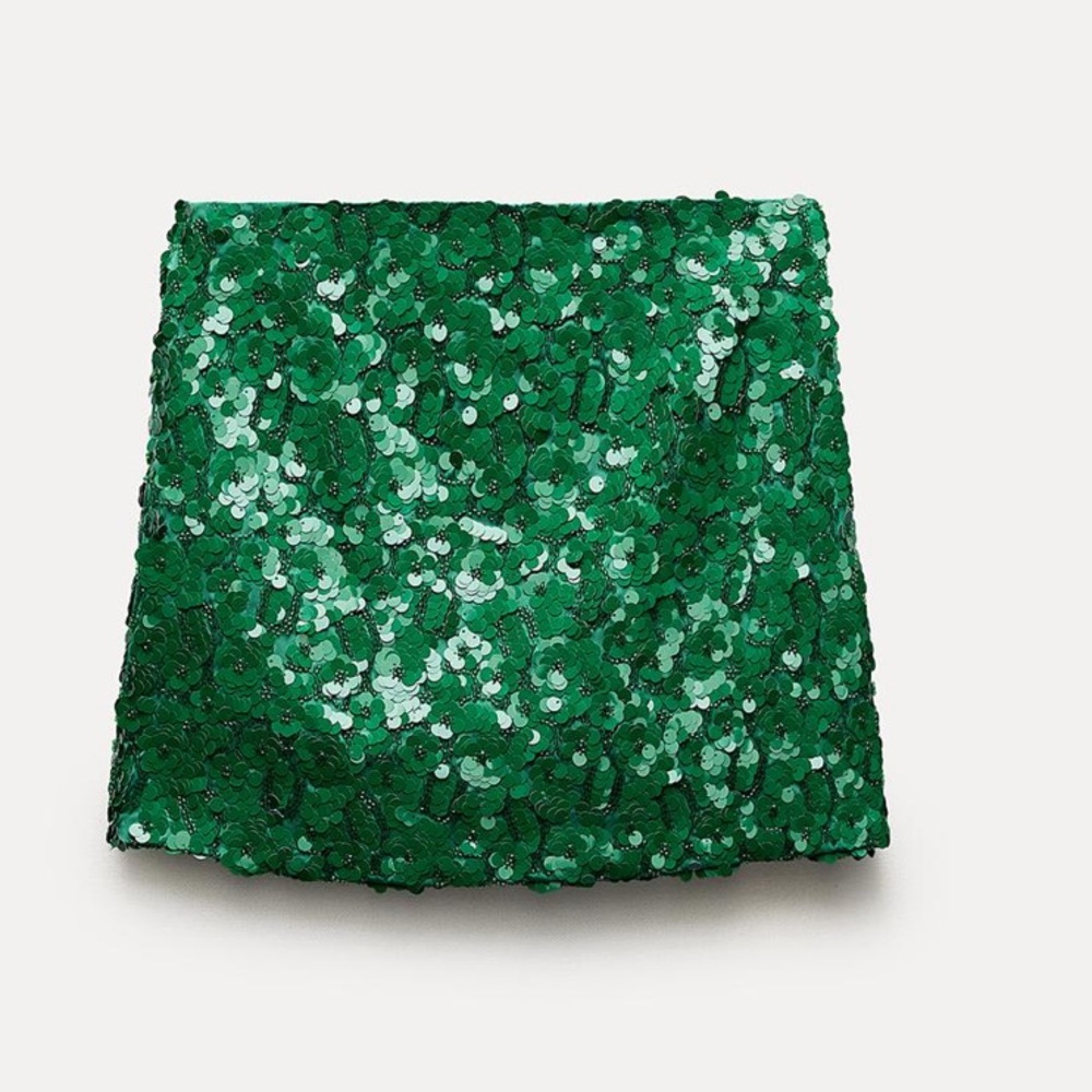 Zara sequin mini skirt
